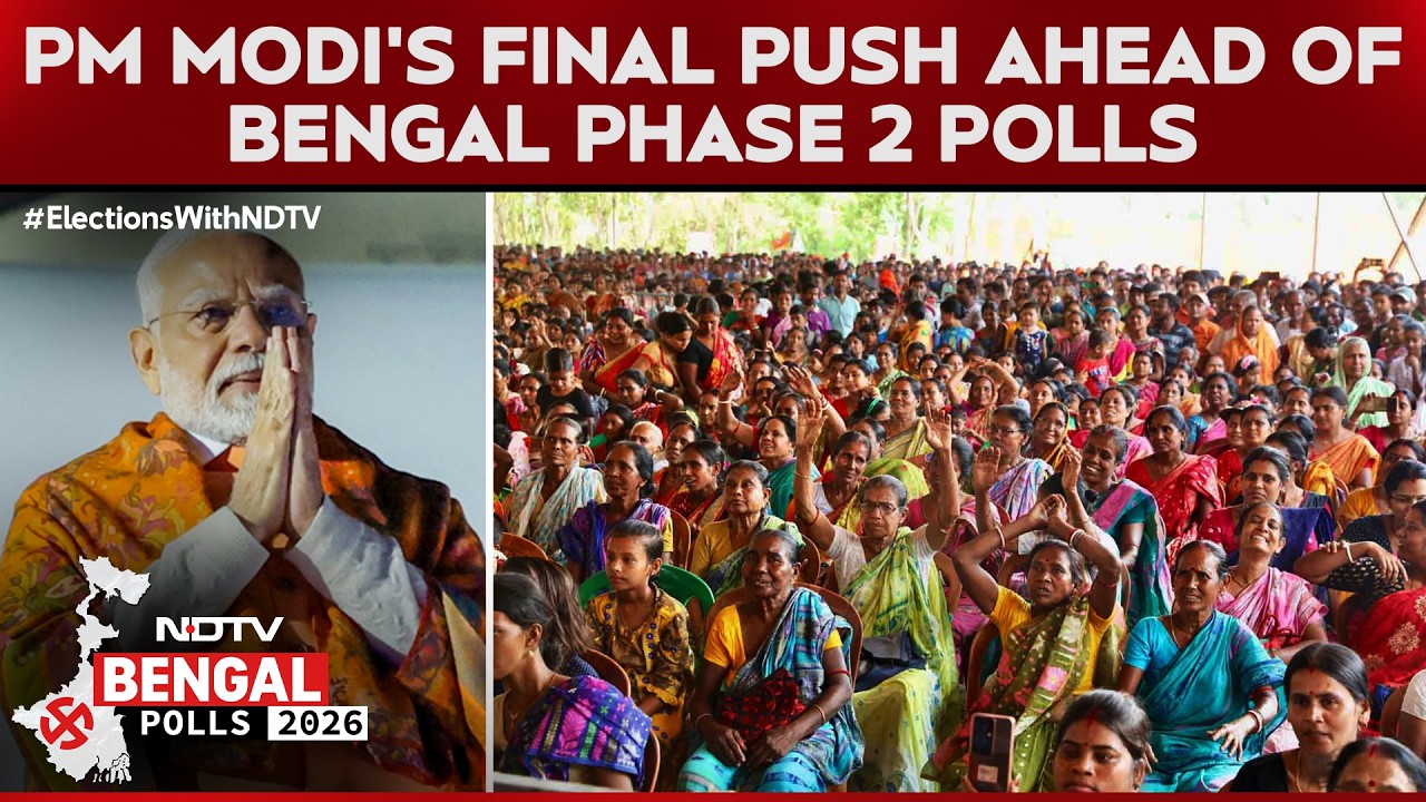 Bengal Elections 2026 | Bengal Battle Heats Up: PM Modi Targets TMC, Mamata Fires Back