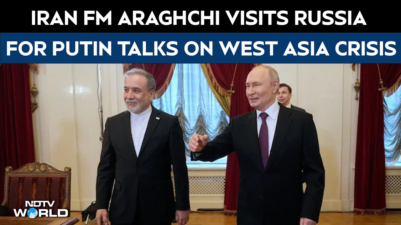 Araghchi Putin Meet | Iran FM Araghchi In Russia For Putin Talks Amid West Asia Crisis