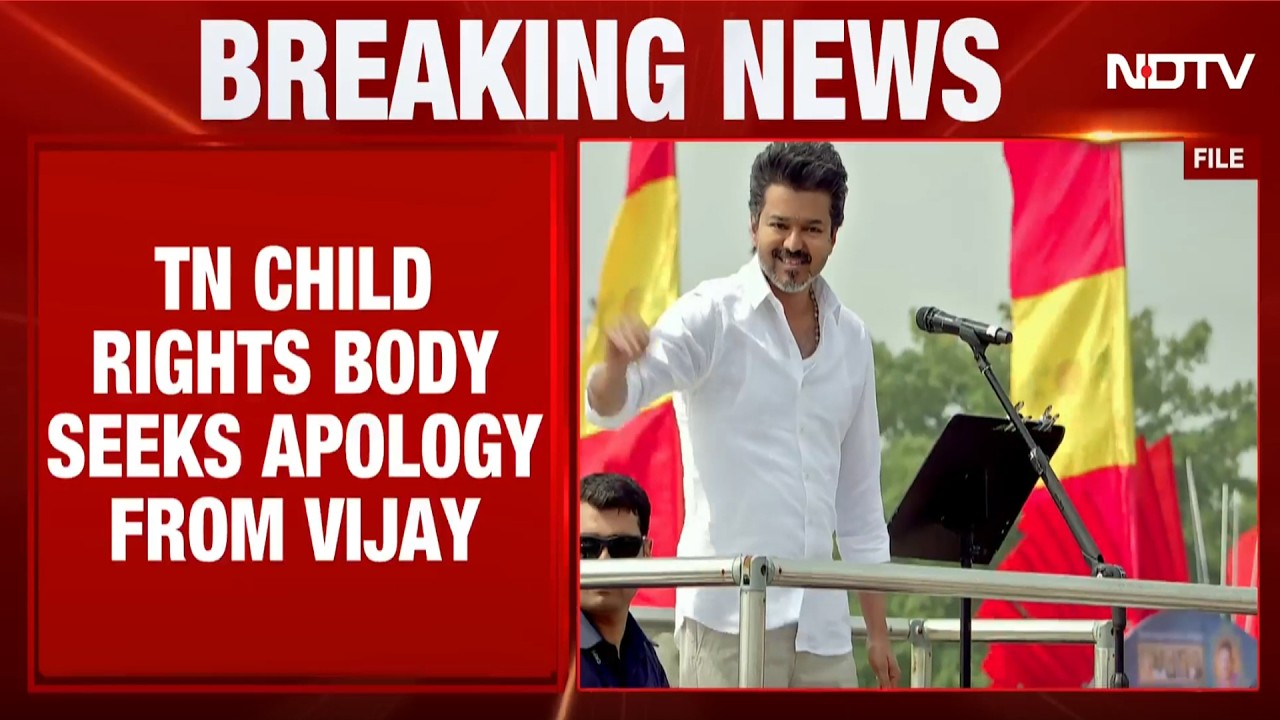 Vijay News | TVK Chief Vijay Lands In Trouble As Child Rights Body Seeks Apology Over Appeal To Kids