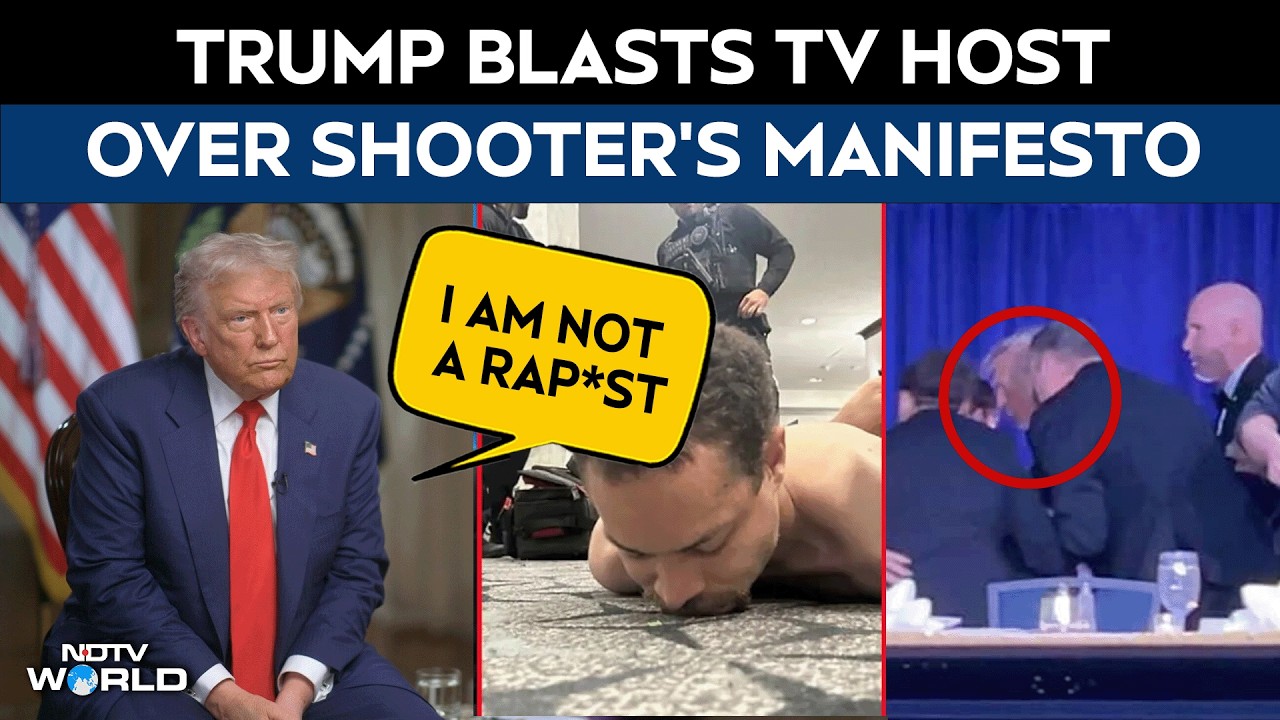 White House Shooting | ‘I’m Not A Rap*st’: Trump Lambasts TV Host For Reading Shooter's Manifesto