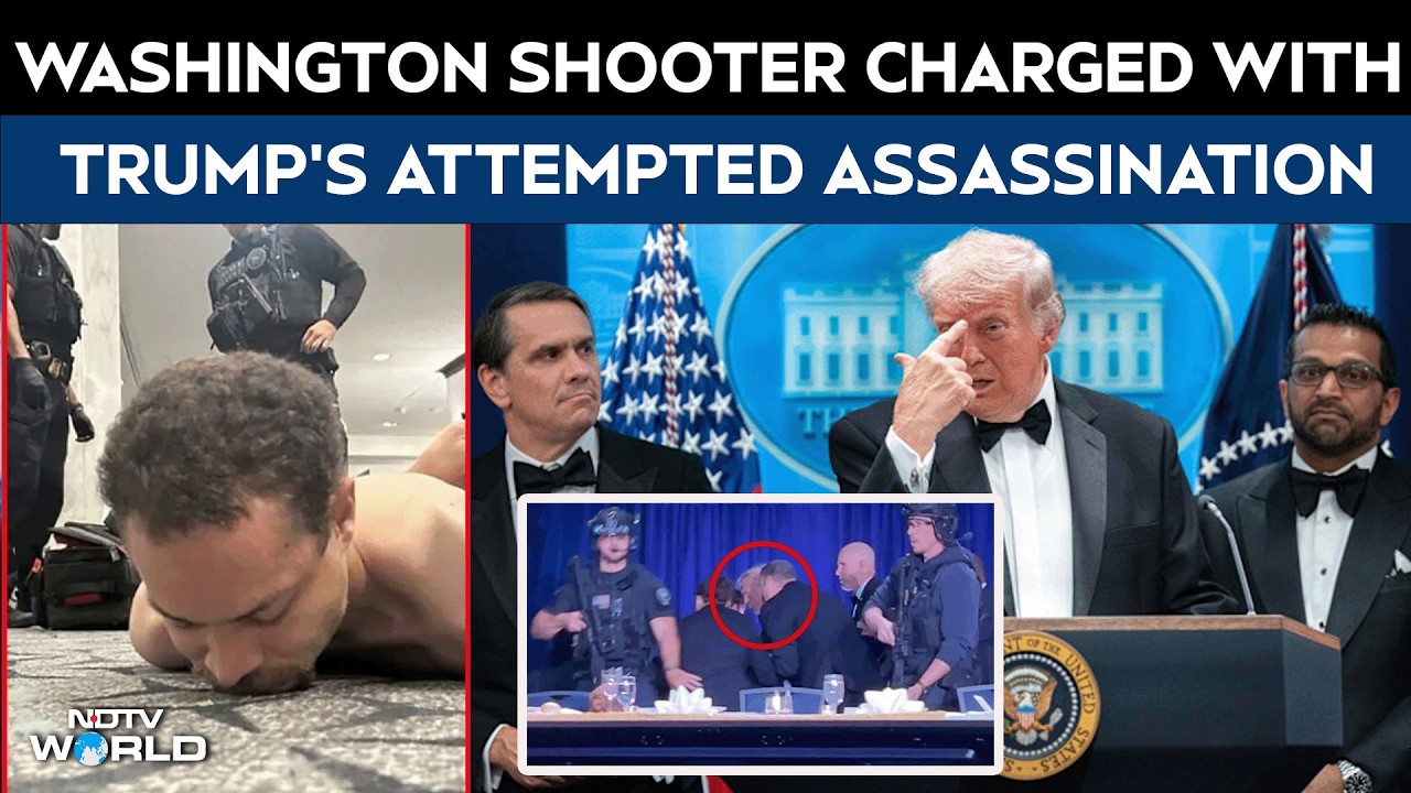 Trump Assassination | White House Dinner Shooter Charged With Attempted Assassination Of Trump