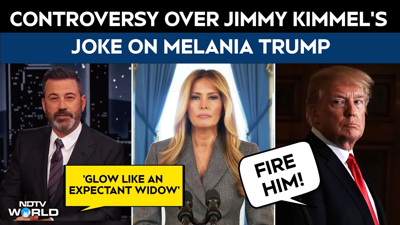 Trump Wife | Trump, Melania Slam Jimmy Kimmel For "Widow" Joke