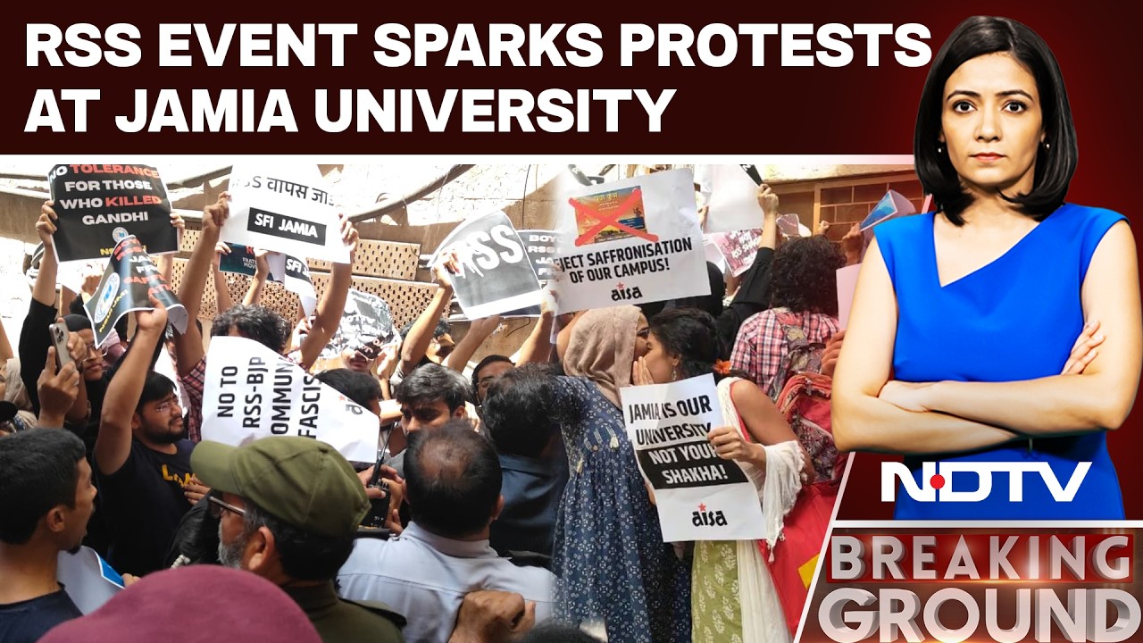 Jamia Protests: RSS Event Sparks Protests At Jamia University In Delhi