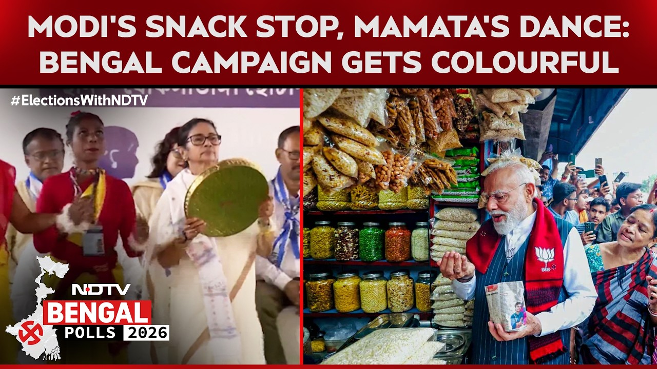 West Bengal Polls | Jhalmuri to Dance: Leaders Show Softer Side in Bengal Polls