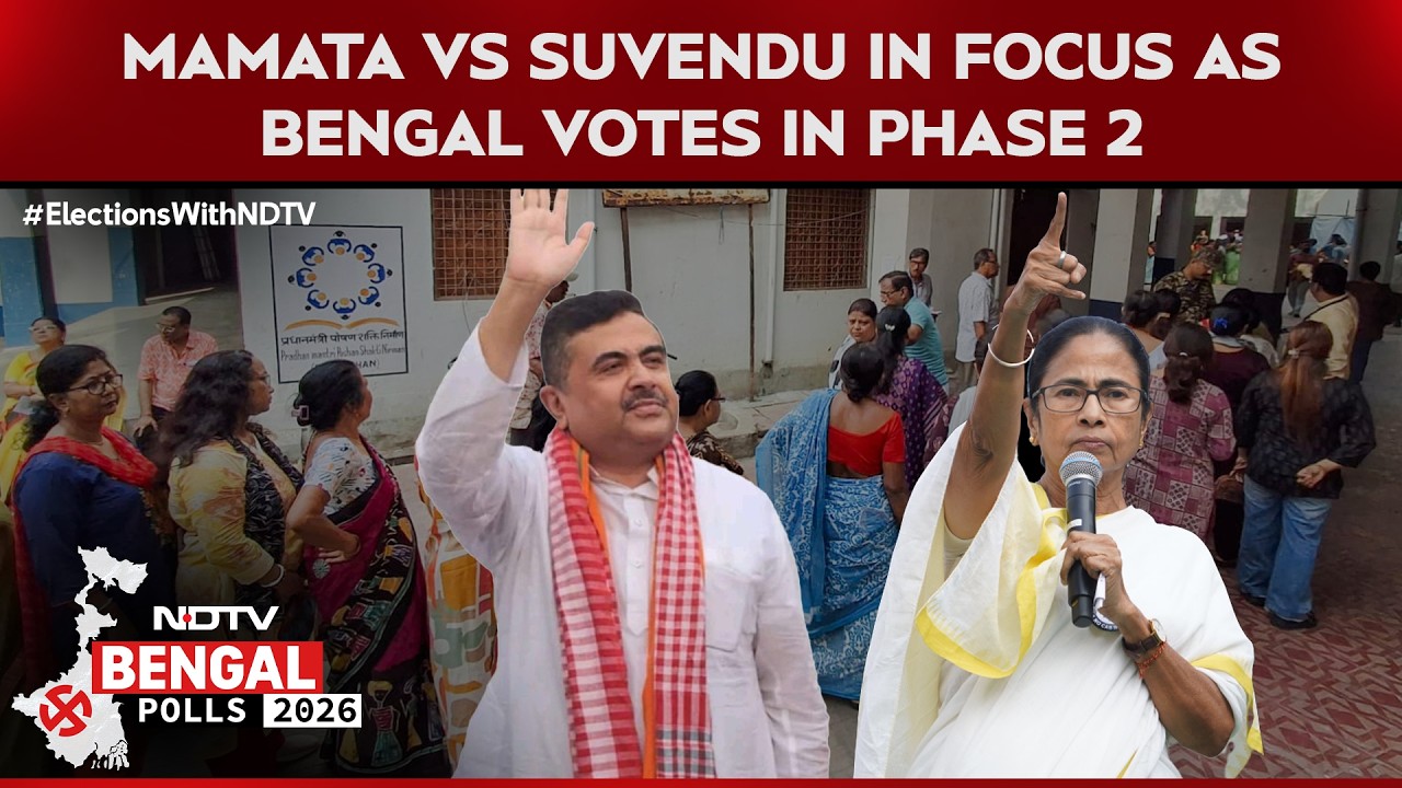 Mamata Banerjee Vs Suvendu Adhikari In Focus As Bengal Votes In Phase 2