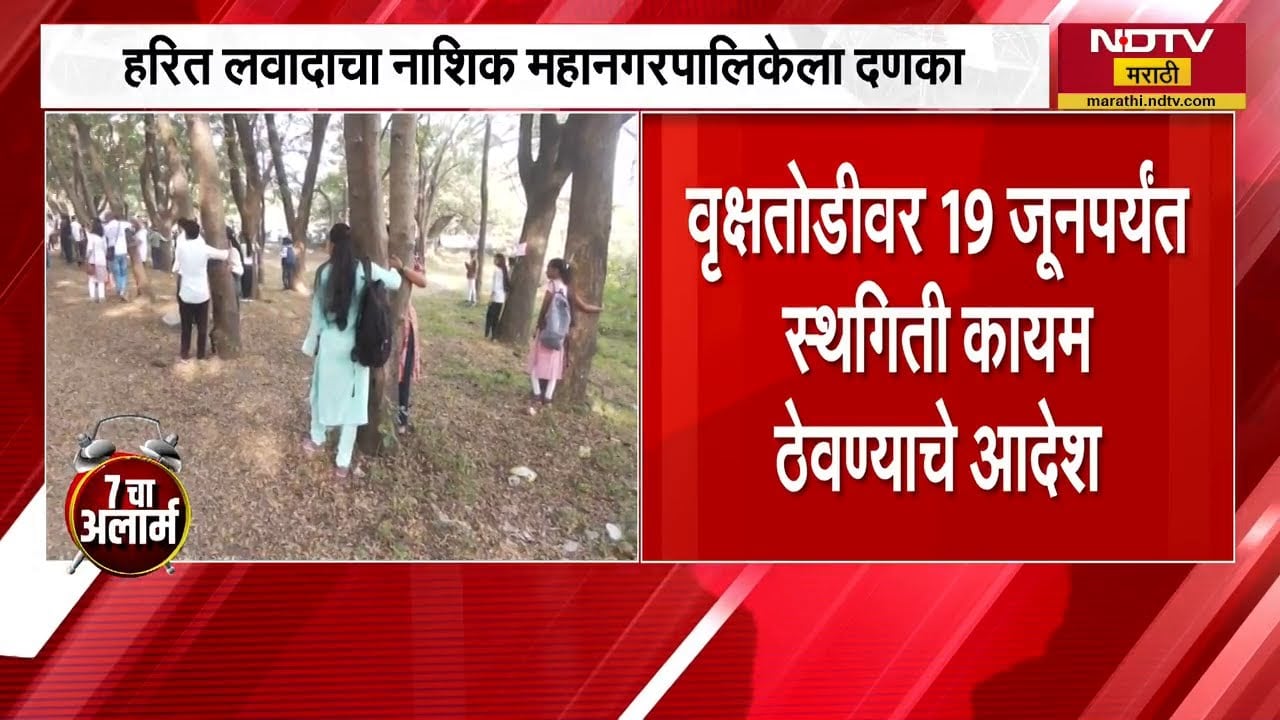 Nashik | वृक्षतोडीवर 19 जूनपर्यंत स्थगिती कायम ठेवण्याचे आदेश हरित लवादाचा नाशिक महापालिकेला दणका