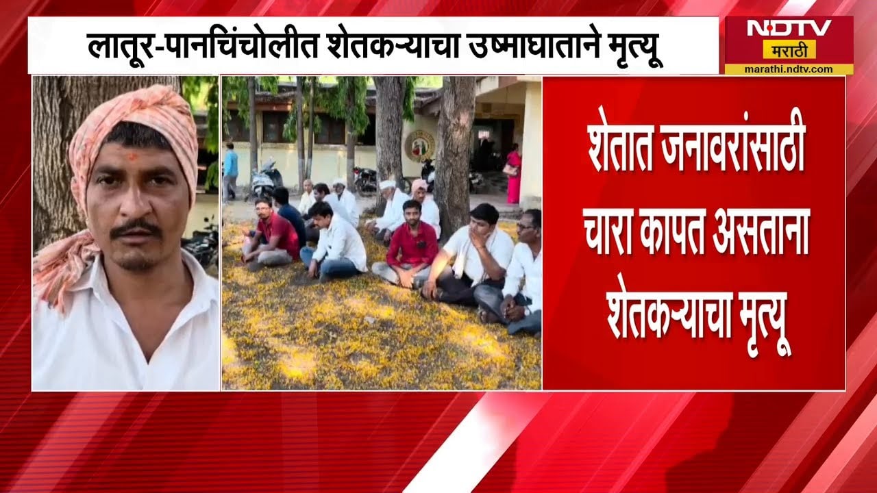 Latur Sunstroke | जनावरांसाठी चारा कापताना शेतकऱ्याचा उष्माघाताने मृत्यू | Heatwave | NDTV