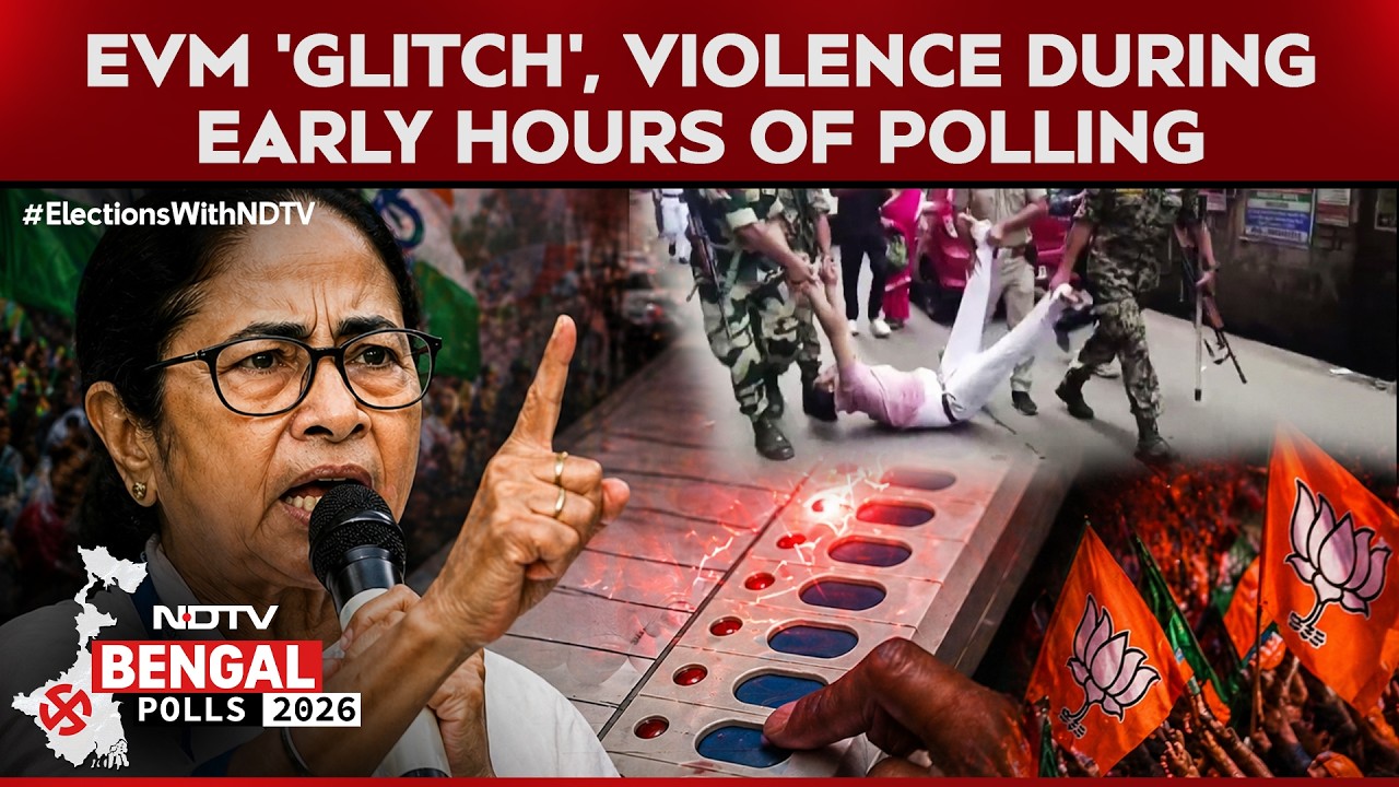 West Bengal Voting | EVM 'Glitch', Violence During Polling, Mamata Banerjee's "Terrorism" Charge