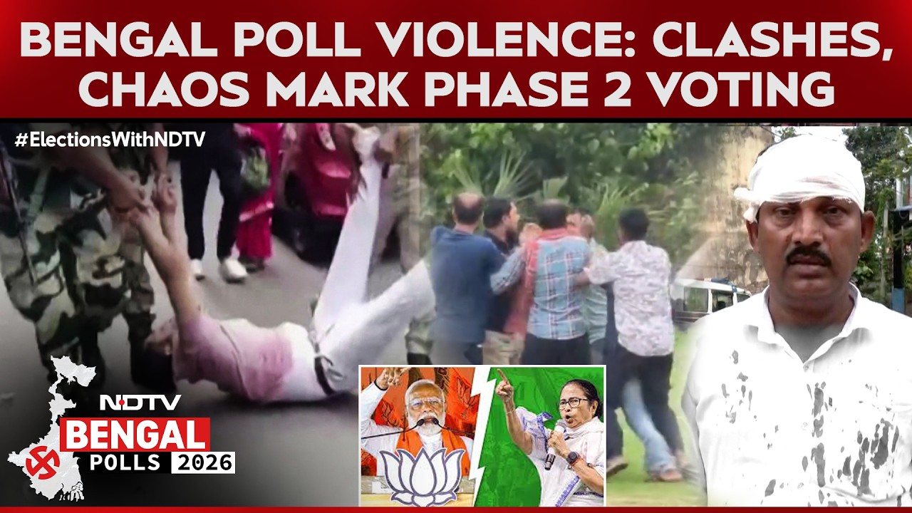 West Bengal Polling | Tension Grips Bengal: Multiple Clashes During Phase 2 Polls