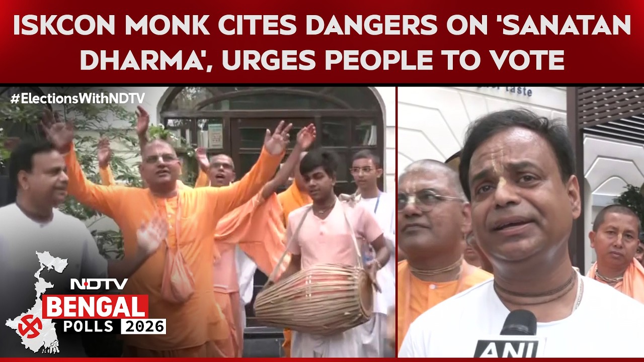 ISKCON Monks Proceed To Caste Vote While Chanting, Cite 'Dangers On Sanatan Dharma'