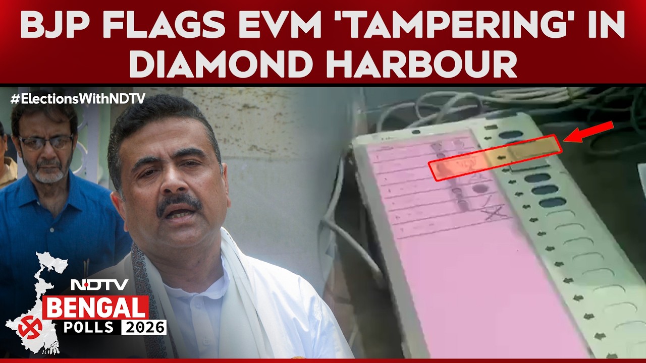 BJP Alleges EVM Tampering in Bengal, Suvendu Briefs Amit Shah