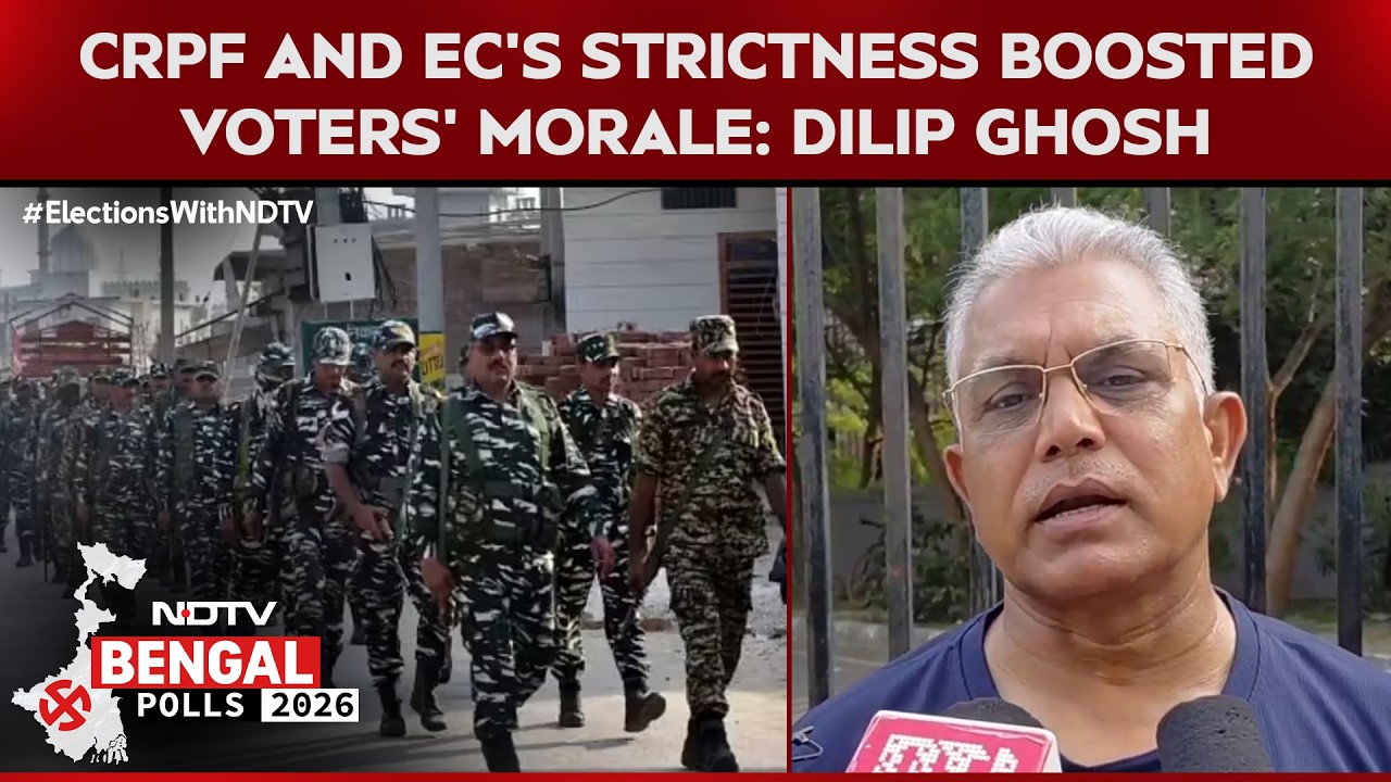 BJP's Dilip Ghosh Says Presence Of CRPF And Election Commission's Strictness Boosted People's Morale