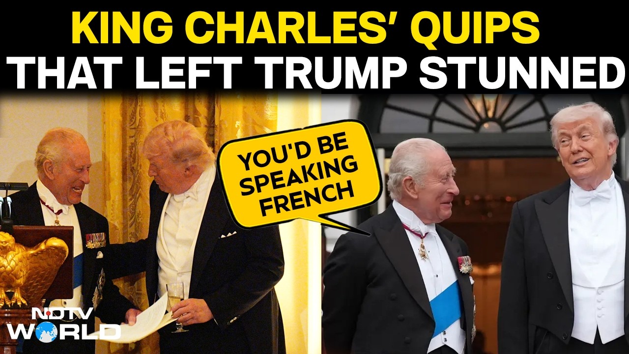 King Charles Jokes | King Charles' Funny Moments During US Visit That Left Trump Stunned