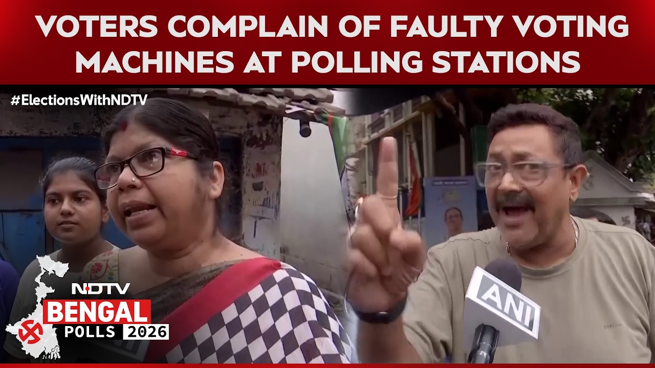 Bengal Polling Updates | "Machine Is Not Working&hellip;": Voters Complain Of Faulty Voting Machines