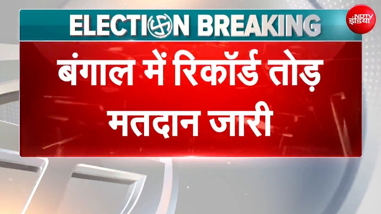 Bengal Elections 2026: बंगाल में रिकाॅड तोड़ मतदान जारी, 3 बजे तक 78.7% मतदान | Breaking News