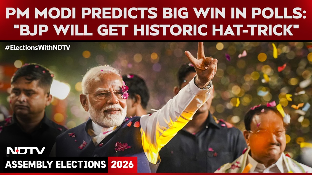 Assembly Elections 2026: PM Modi Confident Of BJP's Historic Hat-Trick In 5 State Polls