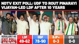 Keralam Exit Poll | UDF To Rout Pinarayi Vijayan-Led LDF After 10 Years In Kerala: NDTV Exit Poll