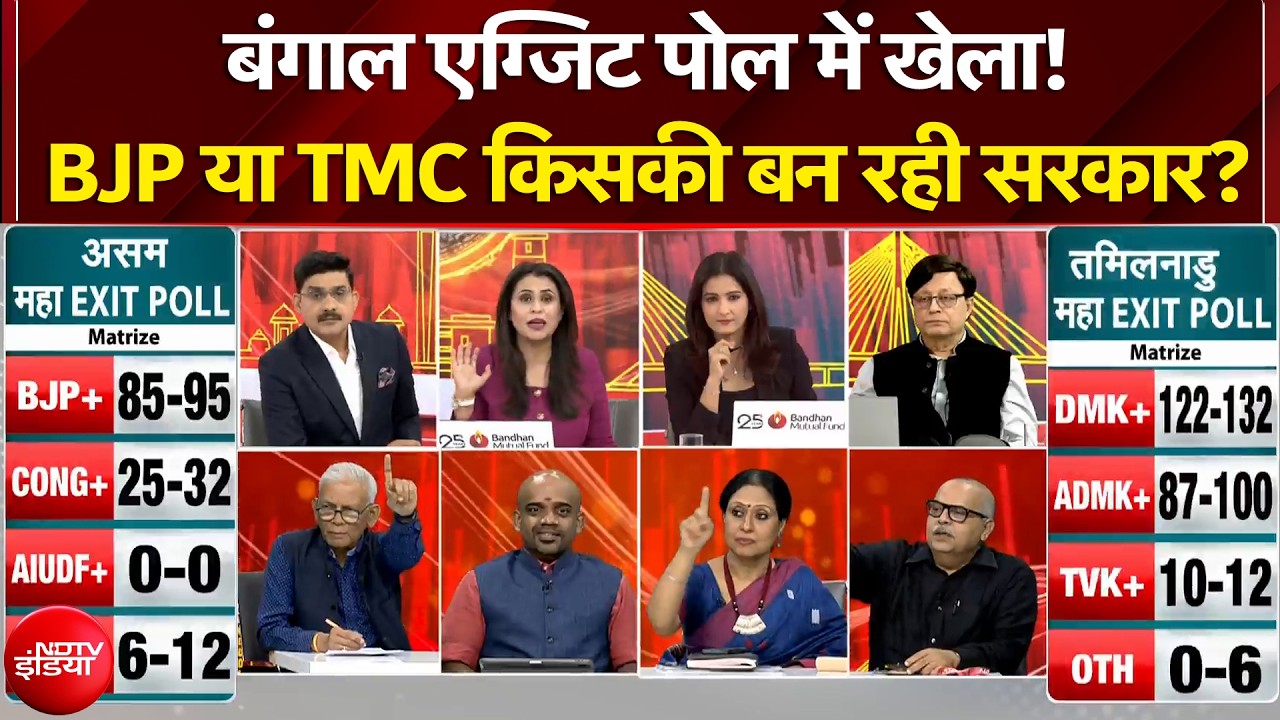 West Bengal Election 2026 Exit Poll | बंगाल में BJP या TMC किसकी बन रही सरकार? Sucherita Kukreti