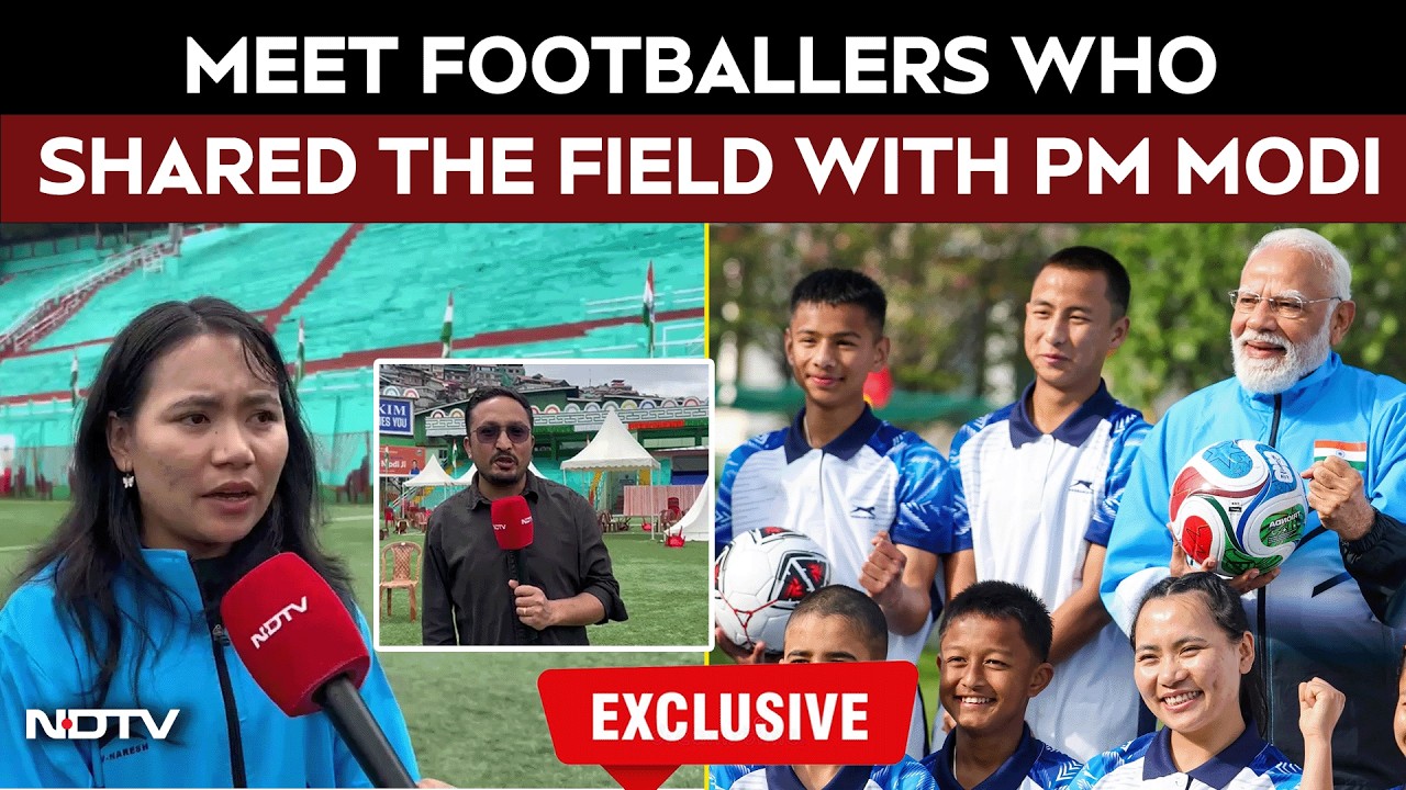 PM Modi Football Video | Meet The 17 Footballers Who Played with PM Modi In Gangtok