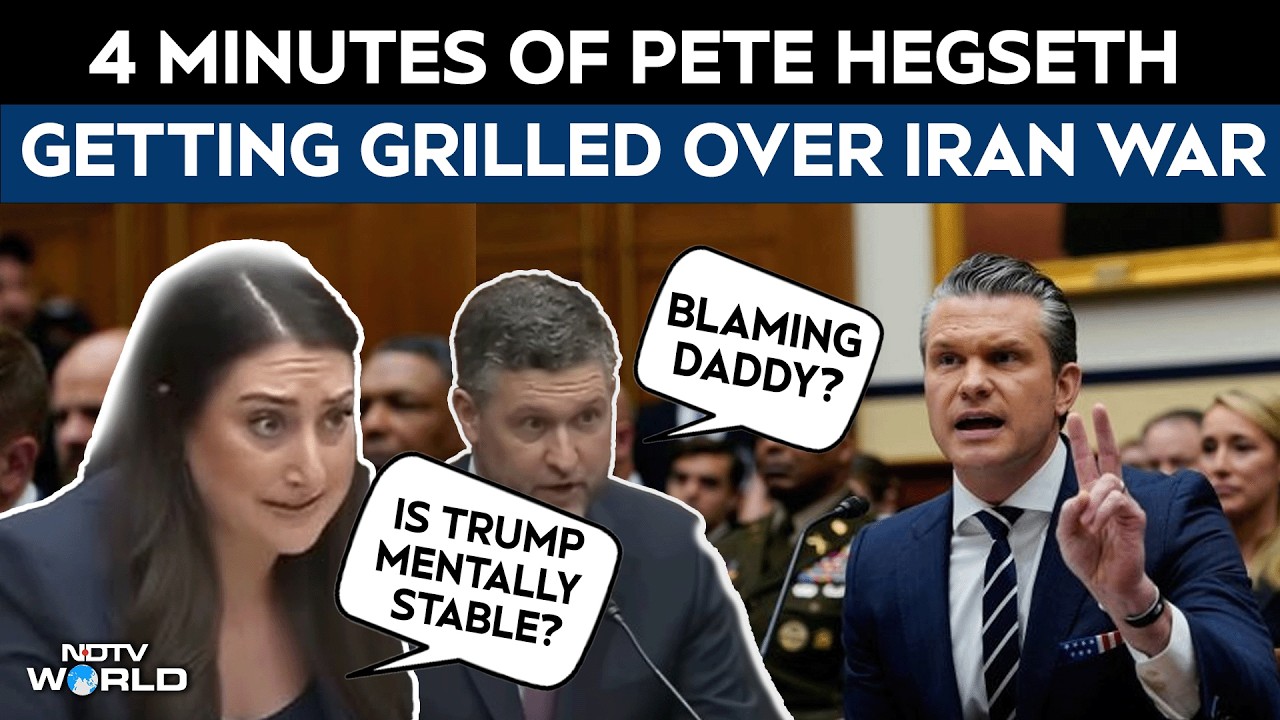 Pete Hegseth Hearing | Pete Hegseth Grilled By US Lawmakers During House Hearing Over Iran War