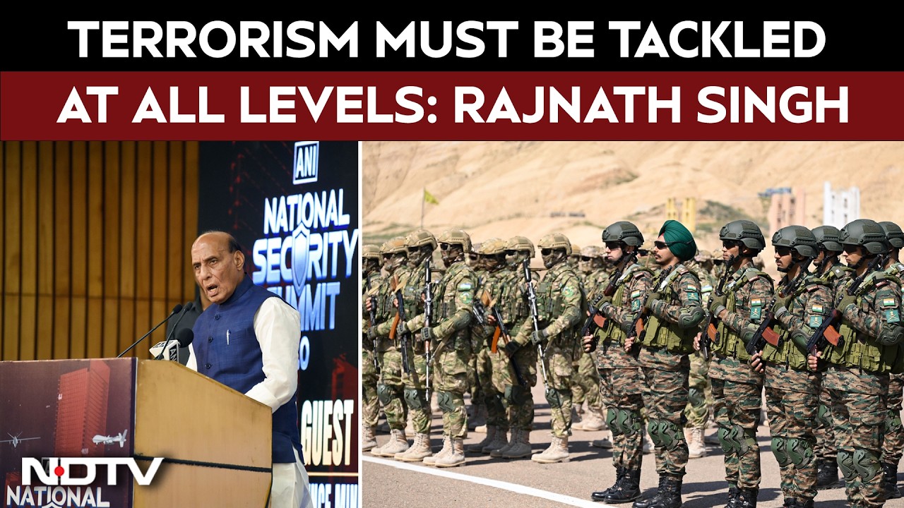 Terrorism Must Be Tackled At All Levels: Defence Minister Rajnath Singh