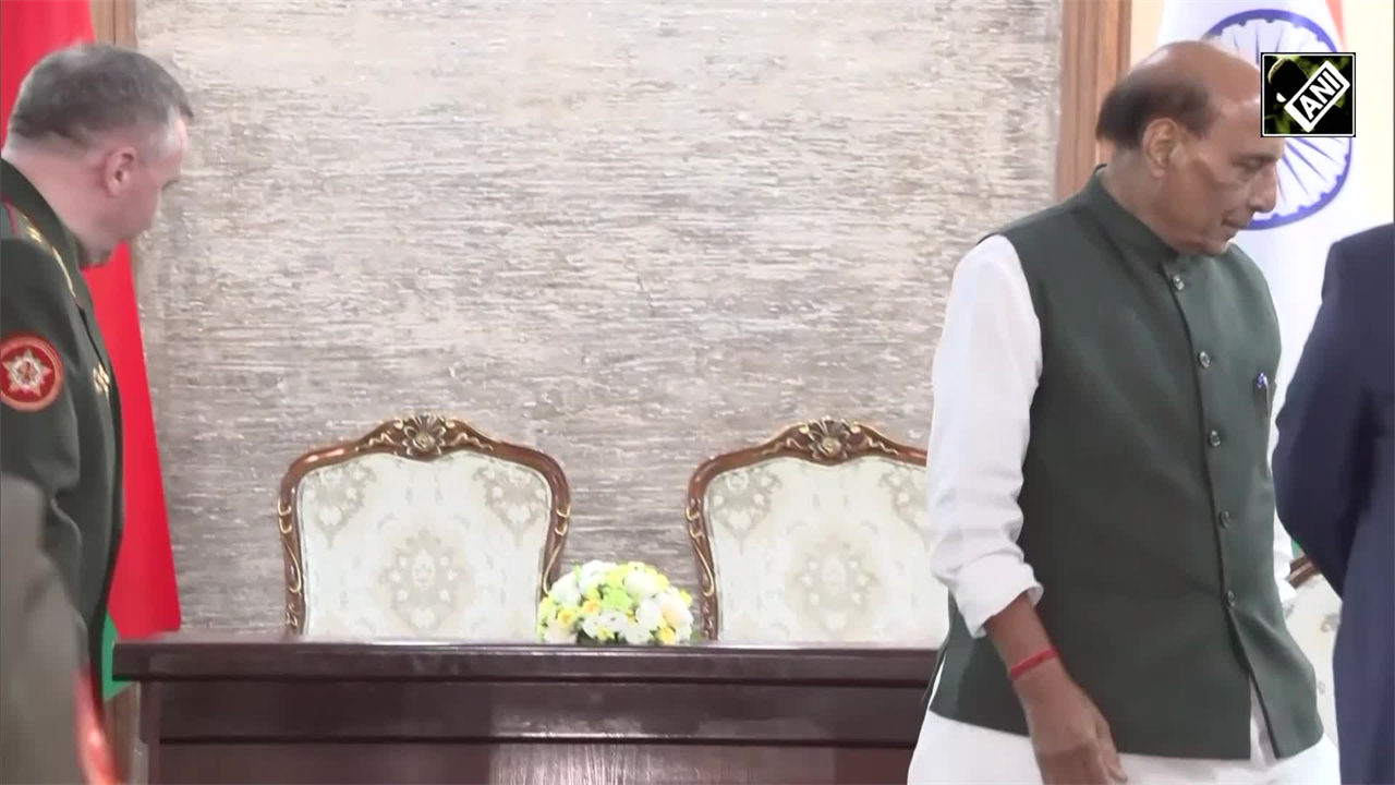 SCO Sidelines: Rajnath Singh Holds Bilateral Talks Belarusian Defence Minister