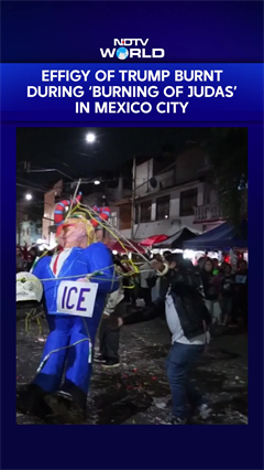 Video: Effigy Of Trump Burnt During ‘Burning Of Judas’ In Mexico City