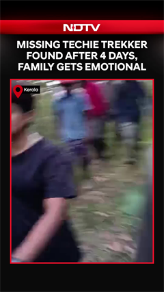 Video: Kerala Techie Who Missing During Trek Found After 4 Days, Family Gets Emotional