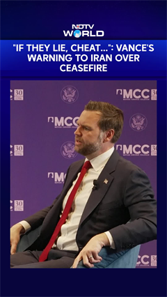 "If They Lie, Cheat...": Vance's Warning To Iran Over Ceasefire