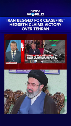 Pete Hegseth Claims Iran &lsquo;Begged&rsquo; For Ceasefire Amid Trump Threats