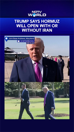 Trump Confident Strait of Hormuz Will Open &lsquo;With or Without Iran&rsquo; Ahead of Talks