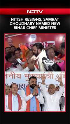 Nitish Kumar Resigns, Samrat Choudhary Named New Bihar Chief Minister