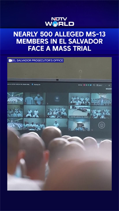 Mass Trial Of Nearly 500 Alleged MS-13 Members Begins In El Salvador