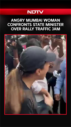 "Get Out of Here": Angry Mumbai Woman Confronts BJP Minister At Rally