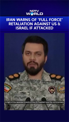 Iranian Military Threatens to Attack US And Israeli Targets With Full Force If They Attacked Iran