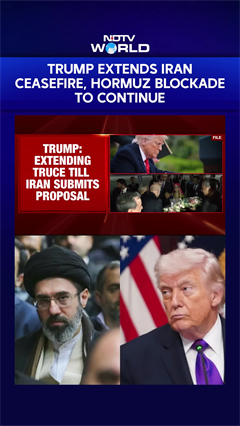 Trump Extends Iran Ceasefire, Hormuz Blockade To Continue