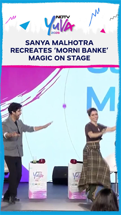 Video: Sanya Malhotra Recreates ‘Morni Banke’ Magic on Stage | NDTV Yuva