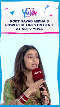 Video: Poet Nayab Midha’s Powerful Lines on Gen Z at NDTV Yuva