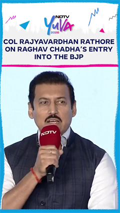 Video: Col Rajyavardhan Rathore on Raghav Chadha’s BJP Entry