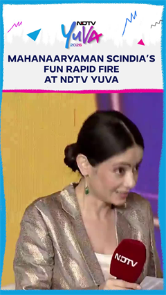 Video: Mahanaaryaman Scindia’s Fun Rapid Fire At NDTV Yuva