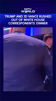 Trump And JD VP Vance Rushed Out Of White House Corresponents' Dinner