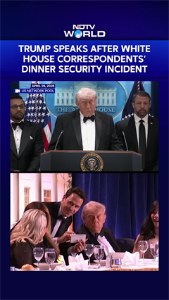 Trump Reacts After White House Correspondents&rsquo; Dinner Security Incident