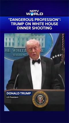 "It's A Dangerous Profession...": Trump On White House Dinner Shooting