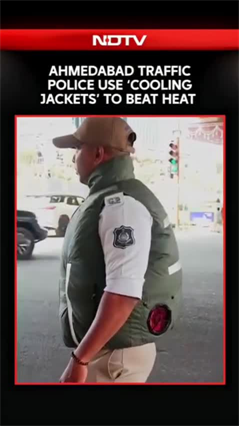 Ahmedabad Traffic Police Use 'Cooling Jackets' to Beat the Heat