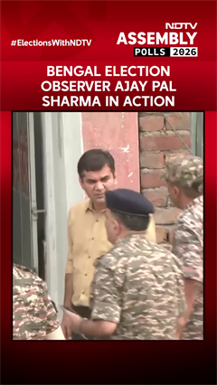 Ajay Pal Sharma | Bengal Election Observer Ajay Pal Sharma In Action
