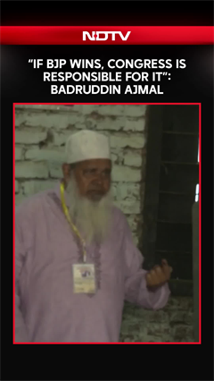 "If BJP Wins, Congress Is Responsible For It": Badruddin Ajmal After Casting Vote