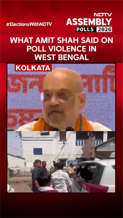 West Bengal Polls 2026: What Amit Shah Said On Poll Violence In West Bengal