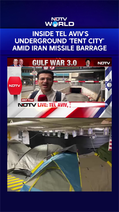 Video : Israel News | Inside Tel Aviv's Underground 'Tent City' Amid Iran Missile Barrage