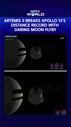 NASA's Artemis II Breaks Apollo 13&rsquo;s Distance Record With Daring Moon Flyby