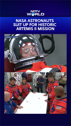 NASA's Astronauts Suit Up For Historic Artemis II Moon Mission
